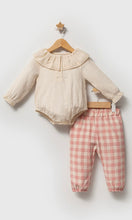 Load image into Gallery viewer, Tongs Baby Girls Gingham Set