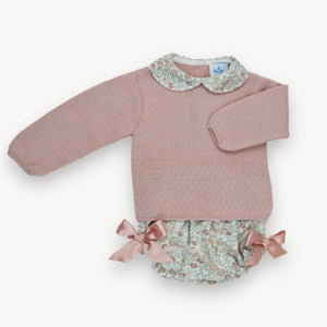 Sardon Baby Girls Dusky Floral 2 Piece Set