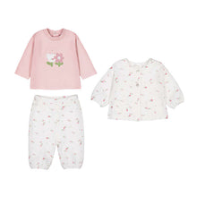 Load image into Gallery viewer, Mayoral Baby Girls Natural Floral 3 Piece Lounge Set