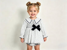 Load image into Gallery viewer, Valentina Mati Navy Floral Dress