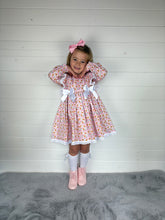Load image into Gallery viewer, Ceyber Gingerbread Double Bow Dress