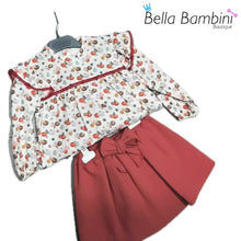 Load image into Gallery viewer, Baby Ferr Baby Girls Pumpkin Print Skirt Set
