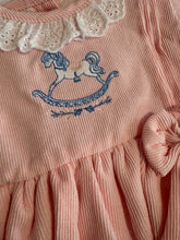 Load image into Gallery viewer, Beau Kid Baby Girls Pink Rocking Horse Romper Dress