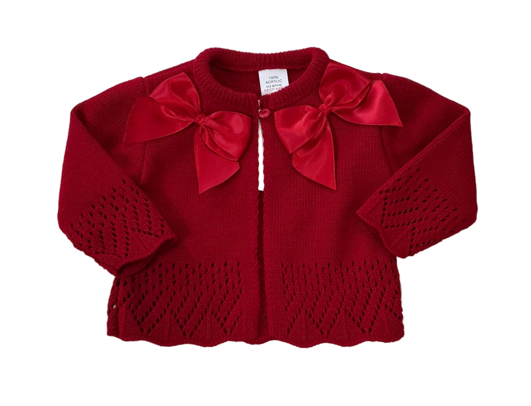 Little Star Baby Girls Bow Bolero Cardigans
