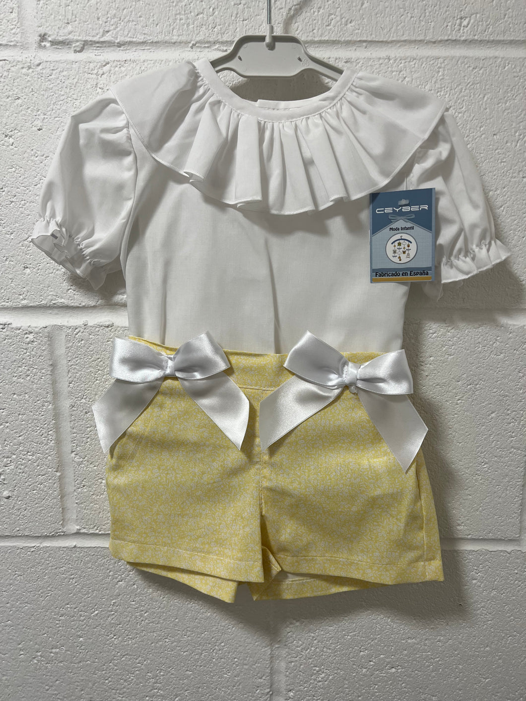 Ceyber Girls Lemon Short Set