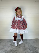 Load image into Gallery viewer, Ceyber Girls Burgundy Blossom Dress