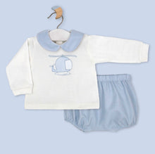 Load image into Gallery viewer, Rapife Baby Boys Blue Helicopter Jam Set
