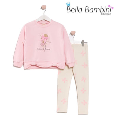 Pink Ballerina Legging Set 1Y-4Y