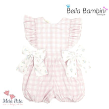 Load image into Gallery viewer, Meia Pata Pink Check Jumpsuit