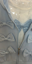 Load image into Gallery viewer, Giorgio Bambini Older Girls Blue Bow 3 Piece Lounge Set