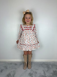 Baby Ferr Girls Pumpkin Print Dress
