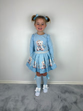 Load image into Gallery viewer, Giorgio Bambini Blue Teddy Skirt Set