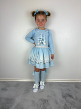 Load image into Gallery viewer, Giorgio Bambini Blue Castle Skirt Set