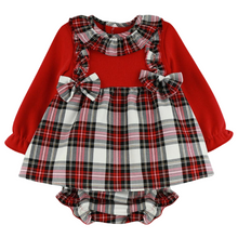 Load image into Gallery viewer, Baby Ferr Baby Girls Red Check Dress