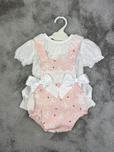 Load image into Gallery viewer, Ceyber Baby Girls Pink Bunny Romper