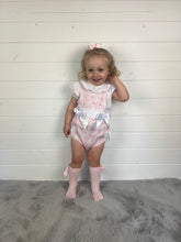 Load image into Gallery viewer, Ceyber Baby Girls Pink Bunny Romper
