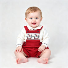 Load image into Gallery viewer, Beau Kid Baby Boys Red Rocking Horse 2 Piece Set