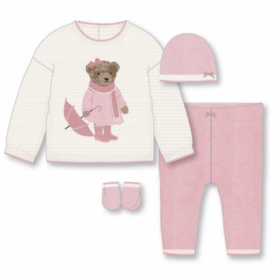 Rock a Bye Teddy Knit set