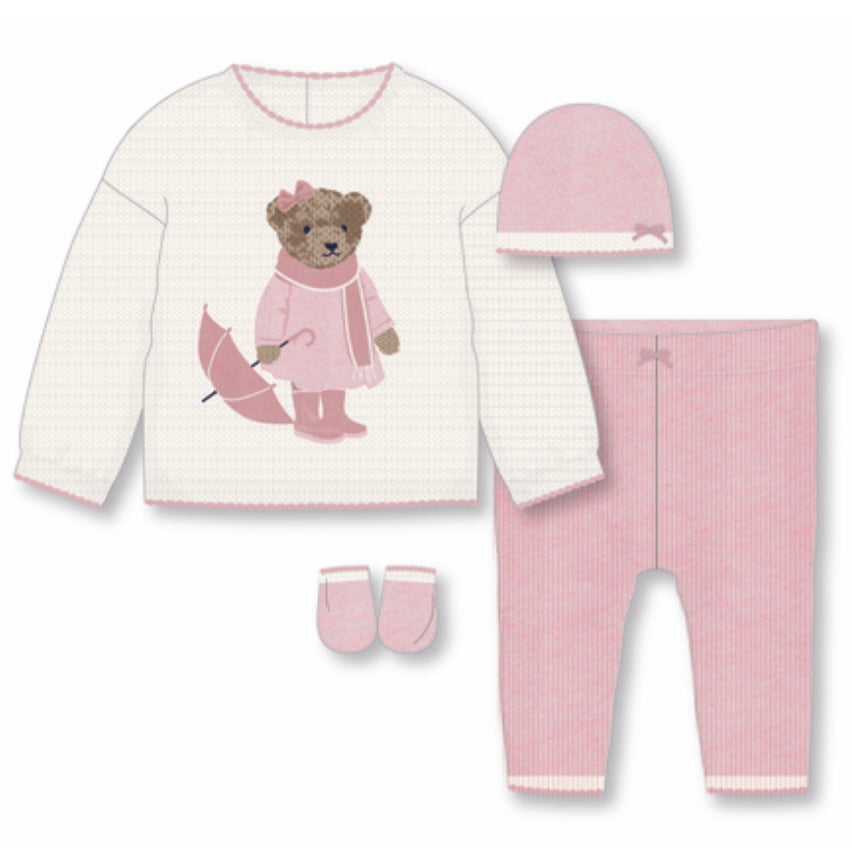 Rock a Bye Teddy Knit set