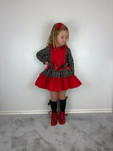 Load image into Gallery viewer, Ceyber Green Tartan Dress