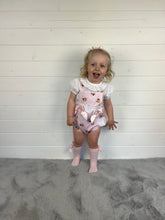 Load image into Gallery viewer, Ceyber Baby Girls Pink Teddy Romper