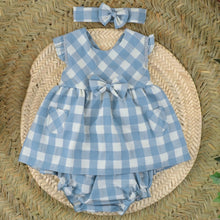 Load image into Gallery viewer, Baby Ferr Baby Girls Check Dress