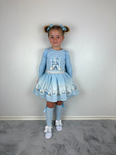 Load image into Gallery viewer, Giorgio Bambini Blue Castle Skirt Set