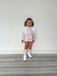 Ceyber Pink Ballerina Bear Romper