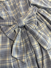 Load image into Gallery viewer, Beau Kid Girls Blue Tartan Smock Dress