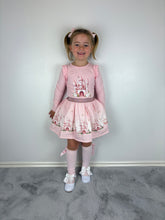 Load image into Gallery viewer, Giorgio Bambini Pink Castle Skirt Set