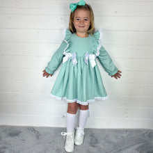 Load image into Gallery viewer, Ceyber Mint Double Bow Dress