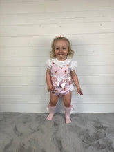 Load image into Gallery viewer, Ceyber Baby Girls Pink Teddy Romper