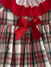 Load image into Gallery viewer, Ceyber Older Girls Red &amp; Green Tartan Dress