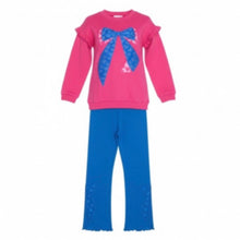 Load image into Gallery viewer, Agatha Ruiz De La Prada Hot Pink and Blue Bow Set