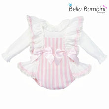 Load image into Gallery viewer, Wee Me Baby Girls Stripe Romper