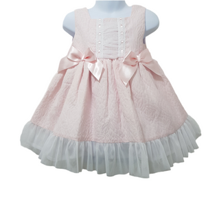 Ceyber Older Girls Pink Lace Trim Dress