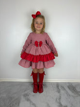 Load image into Gallery viewer, Ceyber Red Gingham Dress