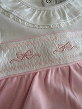Load image into Gallery viewer, Amore Girls Pink Bow Jam Set