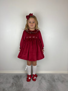Dulce De Fresa Red Velvet Dress