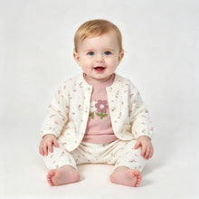 Load image into Gallery viewer, Mayoral Baby Girls Natural Floral 3 Piece Lounge Set