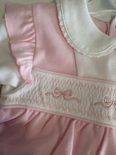 Load image into Gallery viewer, Amore Girls Pink Bow Lounge Set