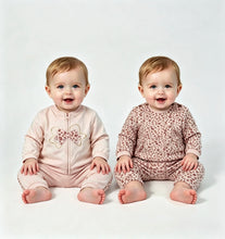 Load image into Gallery viewer, iDO Baby Girls Pink Leopard Two Pack Lounge Set