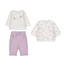 Load image into Gallery viewer, Mayoral Baby Girls Mauve 3 Piece Lounge Set