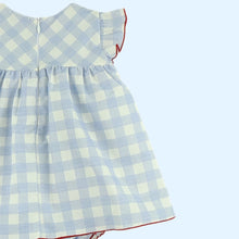 Load image into Gallery viewer, Dulce De Fresa Baby Girls Blue Boat Dress &amp; Bloomers