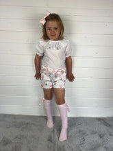 Load image into Gallery viewer, Ceyber Girls Pink Hot Air Balloon Short Set