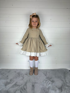 Ceyber Smock Snow Flake Dress