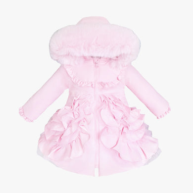 Wee Me Pink Ruffle Coat