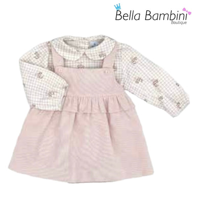 Sardon Baby Girls Floral Pinafore