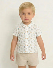 Load image into Gallery viewer, Babidu Safari Boys Beige Short Set