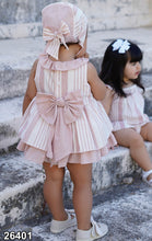 Load image into Gallery viewer, PRE ORDER Dbb Baby Girls Blush Stripe Dress